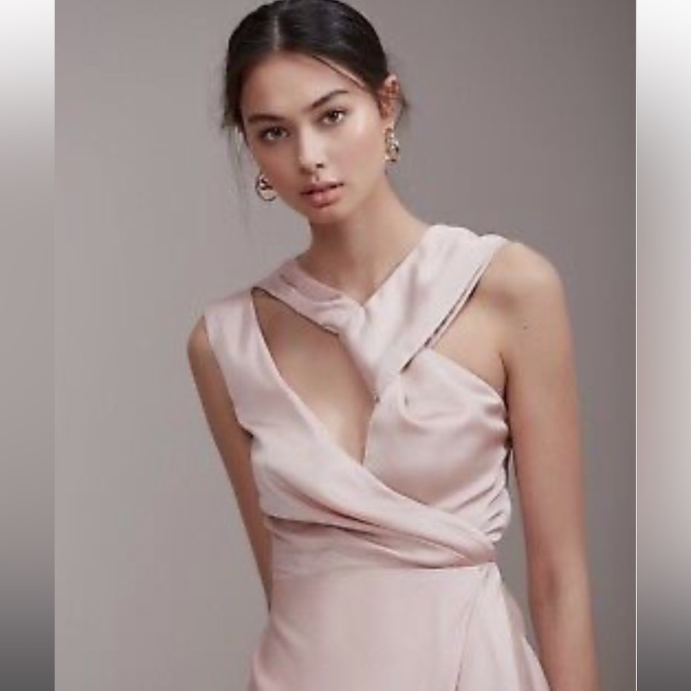 New! Keepsake Transcend Blush Dress bridesmaid spring summer wedding guest dress